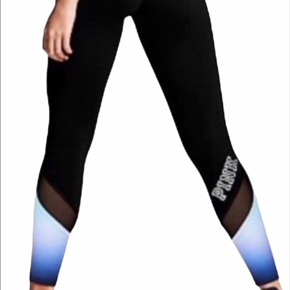 RARE! PINK Victoria Secret ULTIMATE ombre leggings - Picture 2 of 8